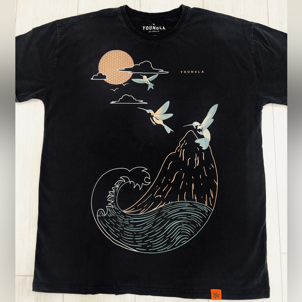 YoungLA 452 the flock tee - Heaven On Earth Mens Large XLarge XXLarge